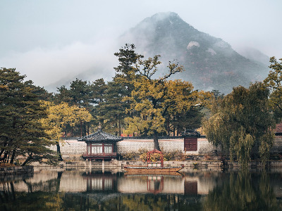 A landscape in Korea