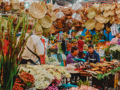 A Mexican market